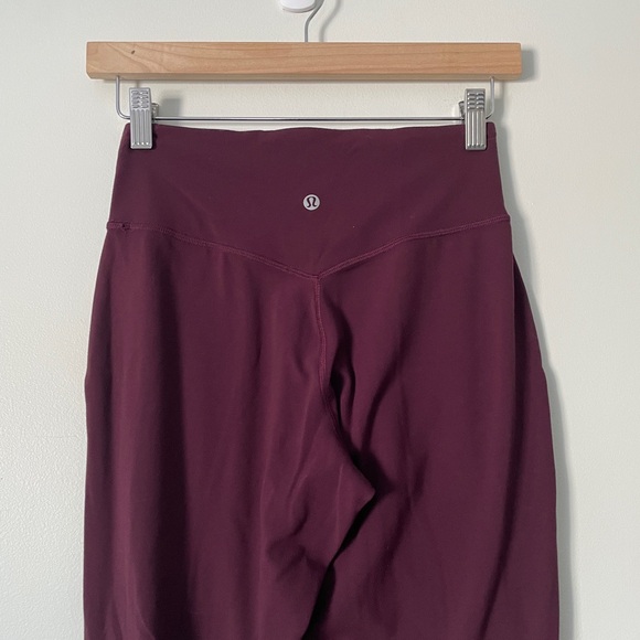 LULULEMON Nulu Align Jogger 4 Cassis 28” High Rise Legging Airport Travel Staple - Picture 5 of 14